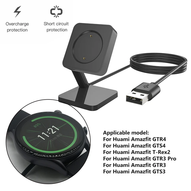 New USB Fast Charging Cable Dock For Amazfit GTR 3 Pro GTS 3 GTS3 Smart  Watch