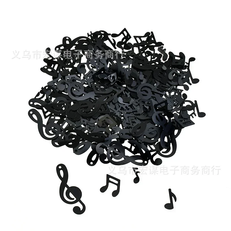 15G Black Musical Notes confetti Table Scatters For Wedding Birthday Party Baby Shower Party Confetti Decorations Supplies