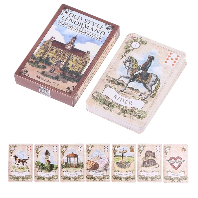Oracle Cards Old Style Lenormand Oracle Card Tarot Card Party Prophecy Divination Board Game 2