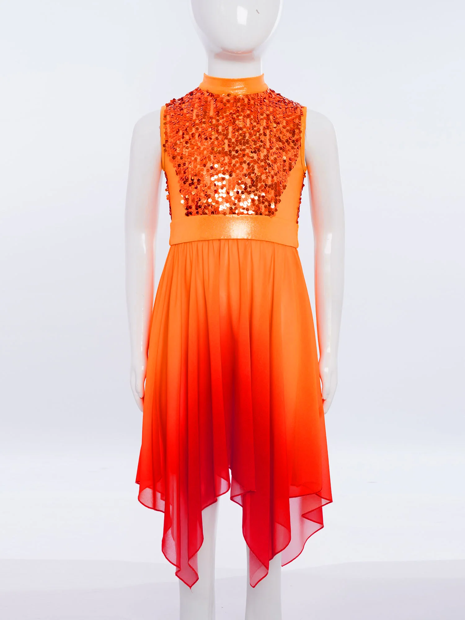 Vestidos de baile de alabanza de adoración litúrgica para niñas - Main Image