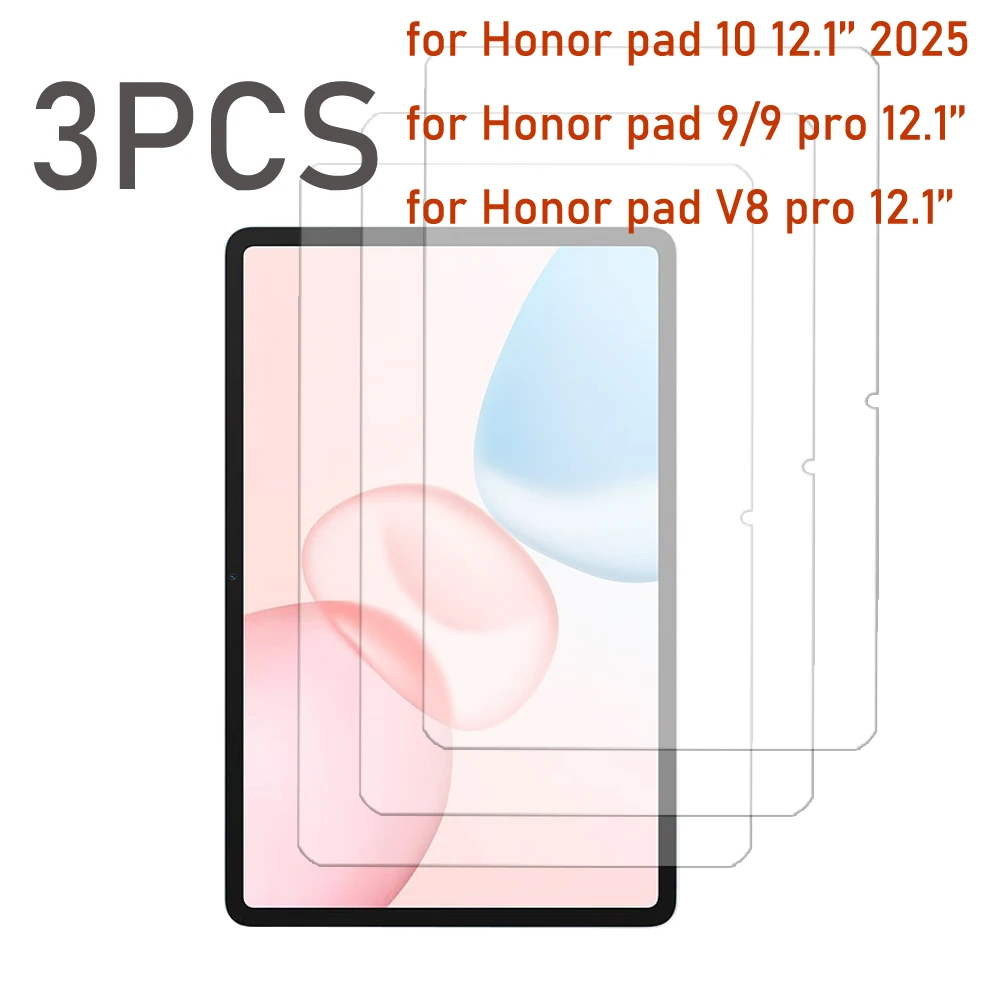 Premium 3-Pack Tempered Glass Screen Protector - 9H Hardness, HD Clarity, Protective Film