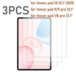 Protezione in Vetro Temperato 3-Pack per Tablet - Durezza 9H, Pellicola HD Chiara, 12.1''
