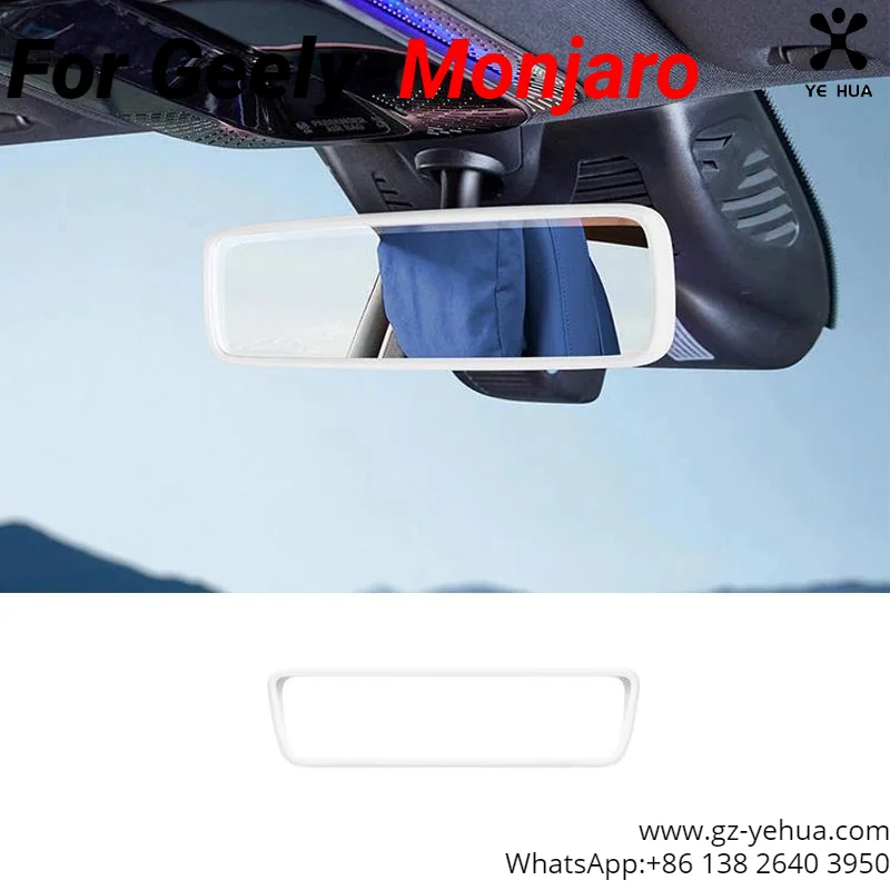 For GEELY Monjaro Manjaro Xingyue L KX11 Silicone Protective Cover for Interior Rearview Mirror Car Interior Ornament