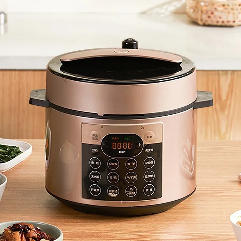 Electric pressure cooker YL50Q3-451 double pot household 5L precision controlled heat 70Kpa high-pressure fast cooking 2