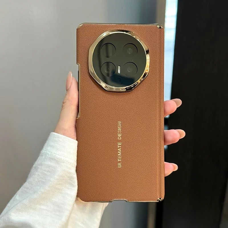 Leather-Patterned Protective Back Cover