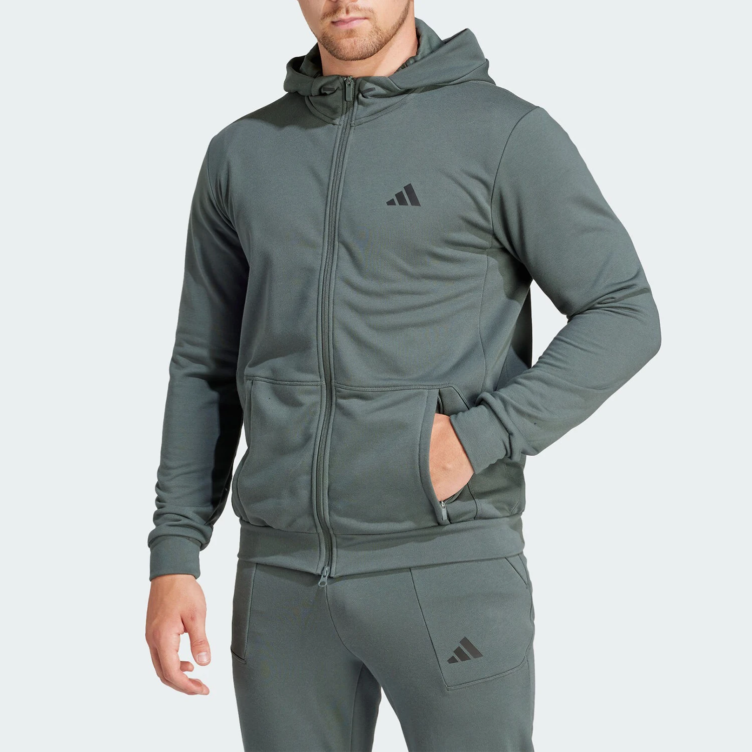 Adidas véritable nouveau sweat à capuche tricoté de sport pour hommes IT4309 1 Adidas véritable nouveau sweat à capuche tricoté de sport pour hommes IT4309 1