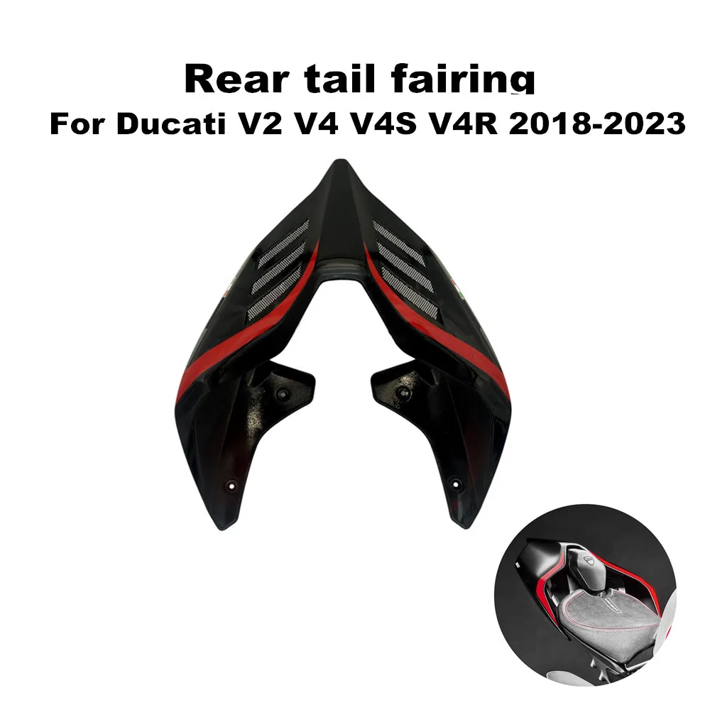 

Suitable for Ducati Panigale Arcade V2 V4 V4S V4R 2018-2023 Motorcycle High Quality ABS Black Rear Seat Tailcover