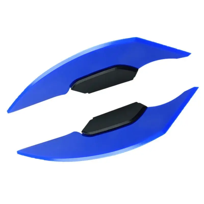 

Боковые обтекатели для мотоцикла, Обтекатели для крыльев, спойлер для крыльев, универсальный аксессуар для модификации, матовое фиксированное крыло для мотоцикла