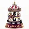 Carousel Music Box Christmas Gift Creative Resin Crafts Ornaments Hundred tone box 4
