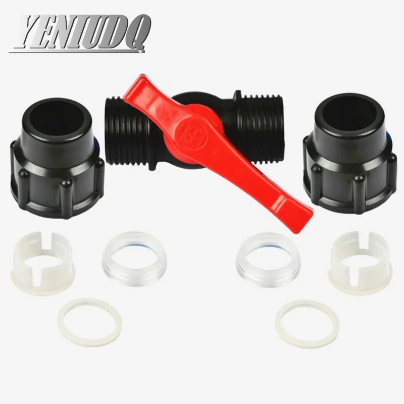 ERDONG Connettore A T Per Rubinetto Con Valvola A Sfera, Per Tubi PE/PVC, 32mm, 1/2 3/4 1 Pollice, Per Irrigazione - 2