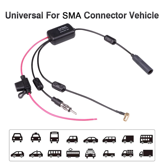 Antenne auto radio voiture am/fm d aile telescopique mercedes 124 190 vW  golf 2 3 opel astra f bMW3