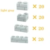 DIY Building Blocks Figures City MOC Thick Wall Bricks Educational Creative Toys for Children Size Compatible with All Brands 4