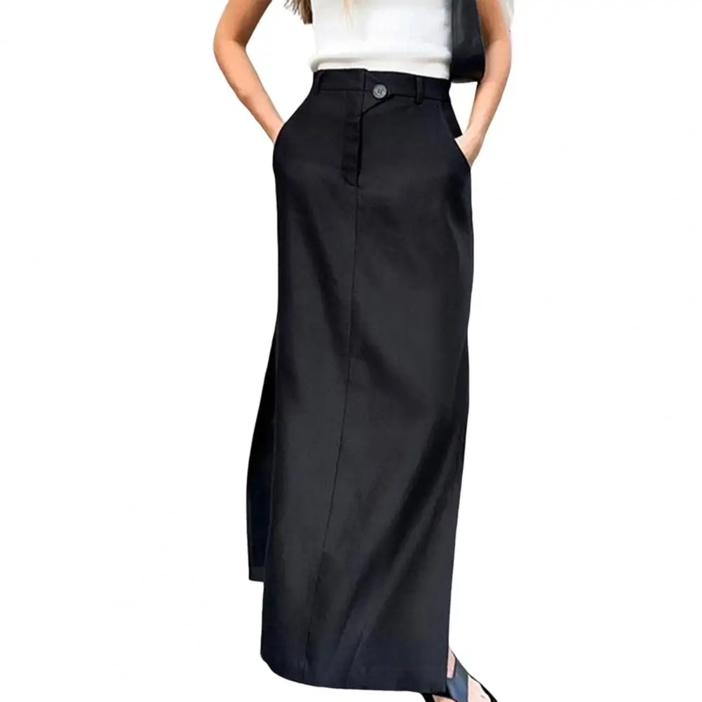 

Long Dress High Waist Non-Fading Women Dress Female Casual Split Long Skirt Party Dress