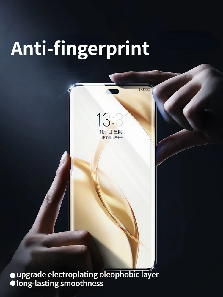 AOKUMA Pellicola Protettiva TPU Per Honor 200 Pro 5G (2 Pezzi) - Trasparente, Antiurto, Facile Installazione - 3
