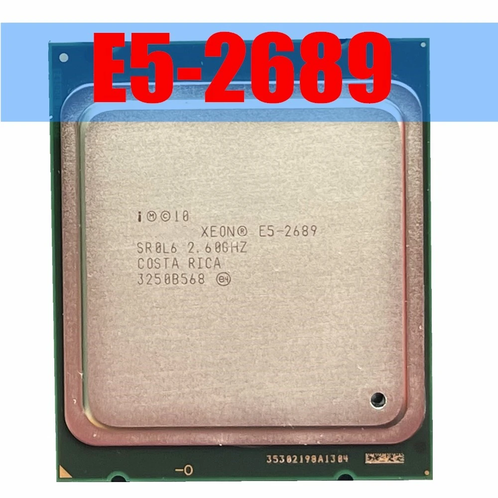 Xeon E5 2689 LGA 2011 2.6GHz 8 Core 16 Threads CPU Processor E5-2689 Hay Vender good cpu