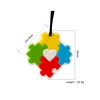 1ps Baby Silicone Teether Kids Chew Necklace Sensory Chewy Pendant Oral Motor Toys Therapy Tools for Autism ADHD chidren's goods 6