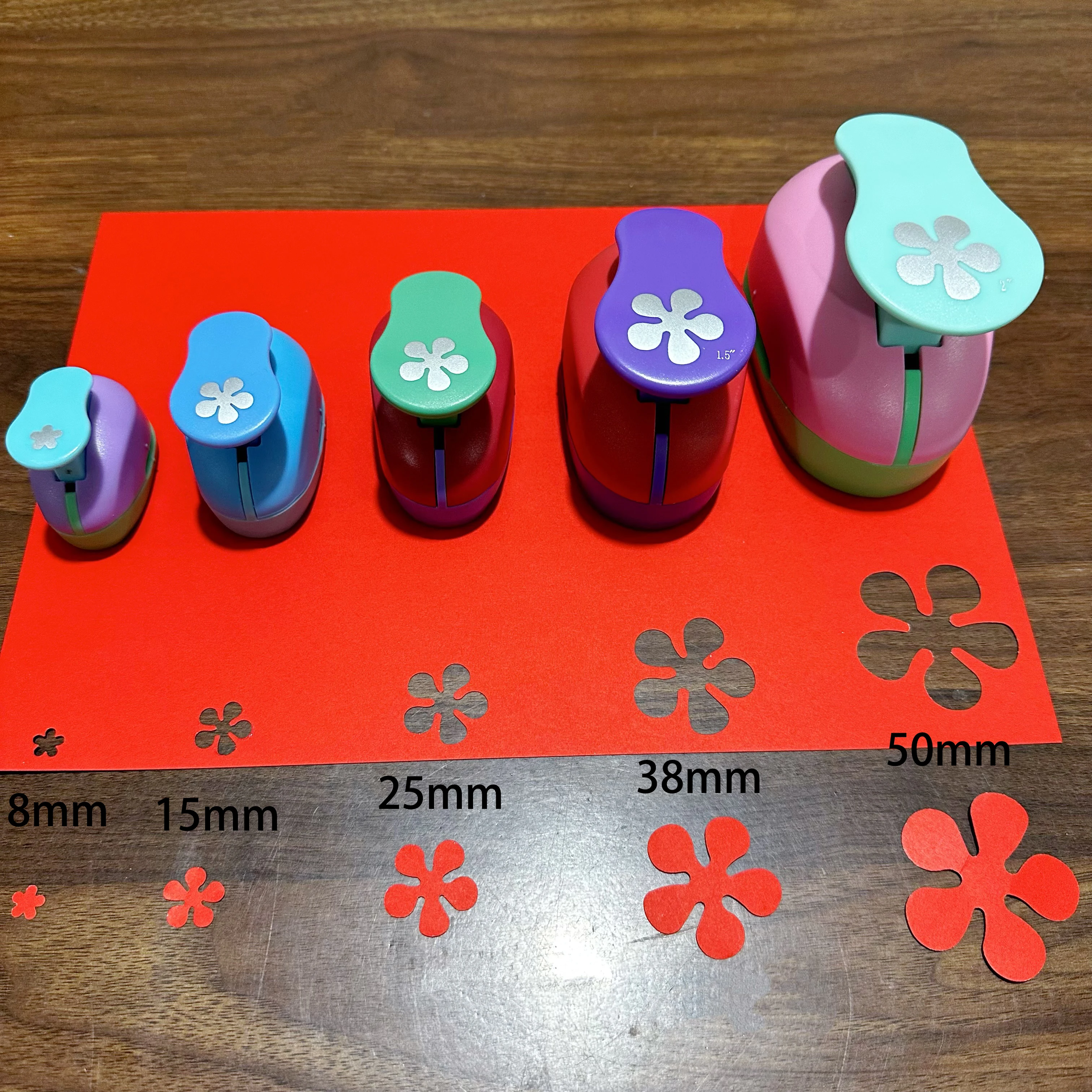 Multiple Size Hole Puncher Flower Hole Labor-saving Design Circular Embosser ABS+Alloy Punch High Quality DIY Paper Cutter NEW paper cutter paper punch hole punching tools paper craft punch circle hole punch embossing maker