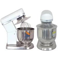 Электрическая кухонная машина, Кухонный комбайн для тортов, блендер для теста и хлеба, 220 В, 10 л, миска из нержавеющей стали, коммерческая подставка, Миксер для продуктов — изображение 6