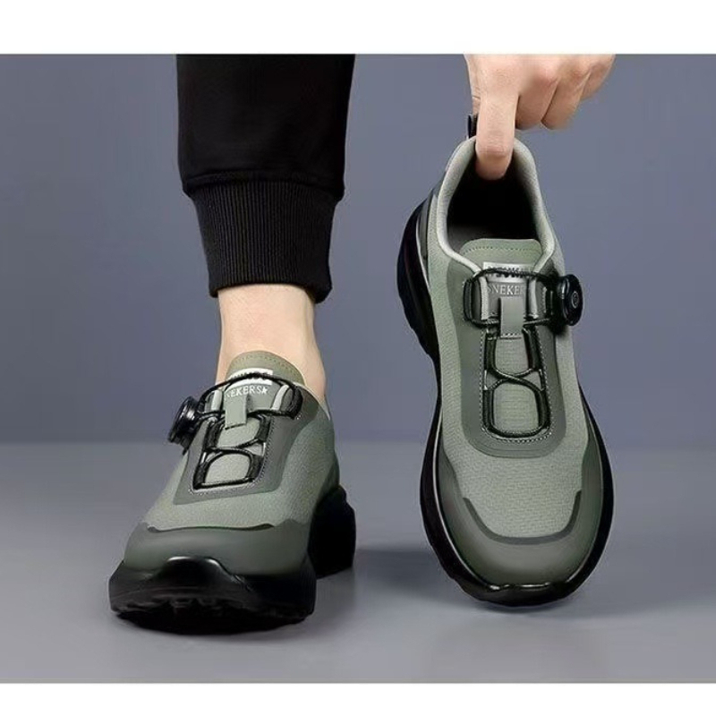 Outdoor Men's Sneakers  Spring and Summer Thick Soled Sports Shoes Men's Hiking Daddy Shoes Casual Footwear for Men