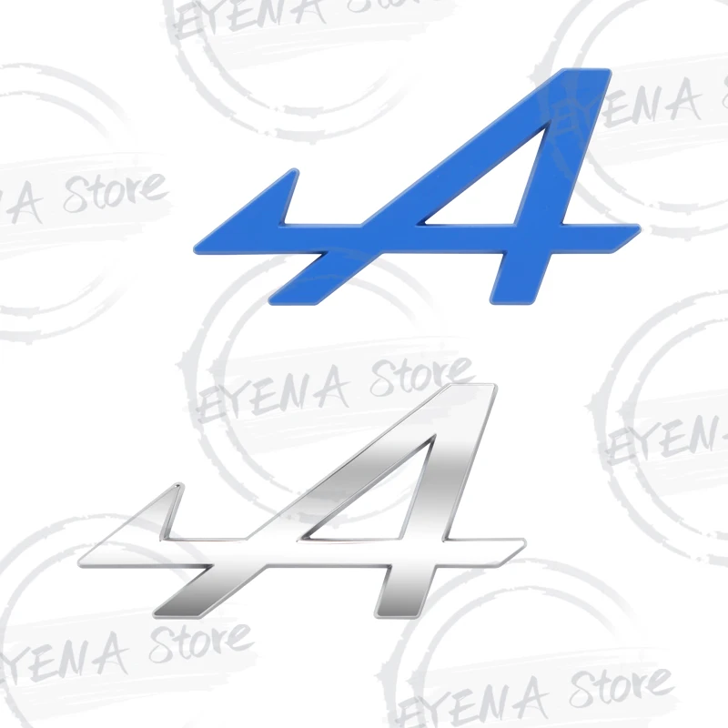 Car Rear Trunk Emblem Metal Badge Stickers For A Letter Megane 2 3 4 5 Duster Espace Logan Clio RS Laguna 2 Captur Grille car badge sticker