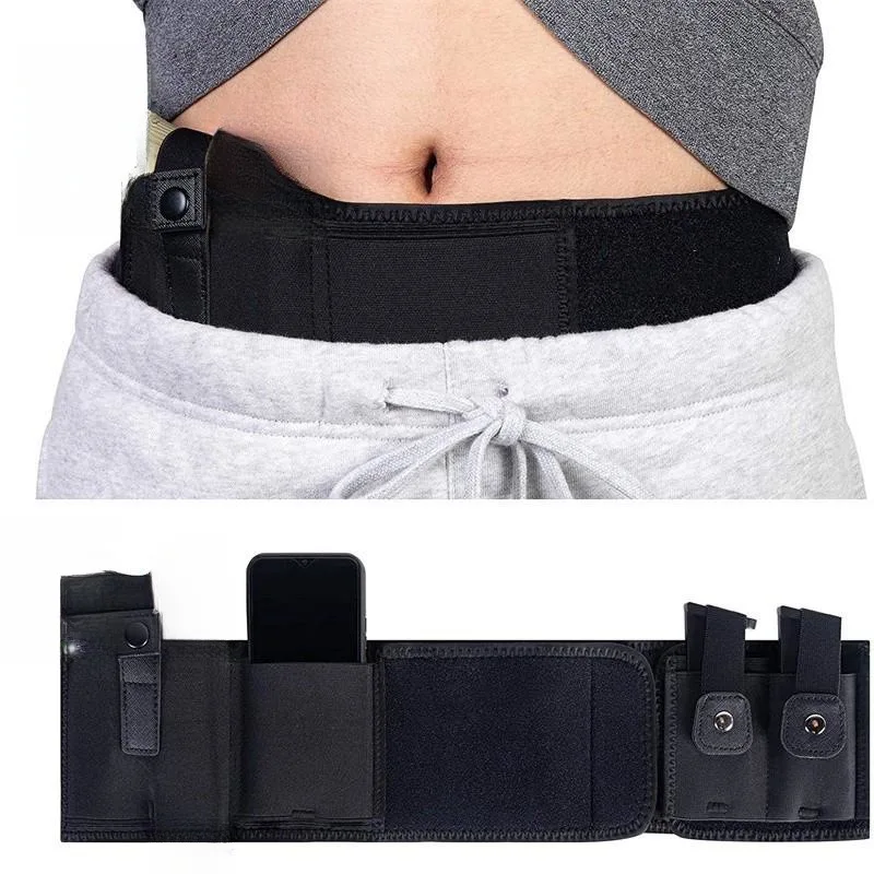 

Tactical Belly Band Holster Waist Band Pistol Holster Gun Holster Belt Handgun Belt for Outdoor Hunting Fitness Defense