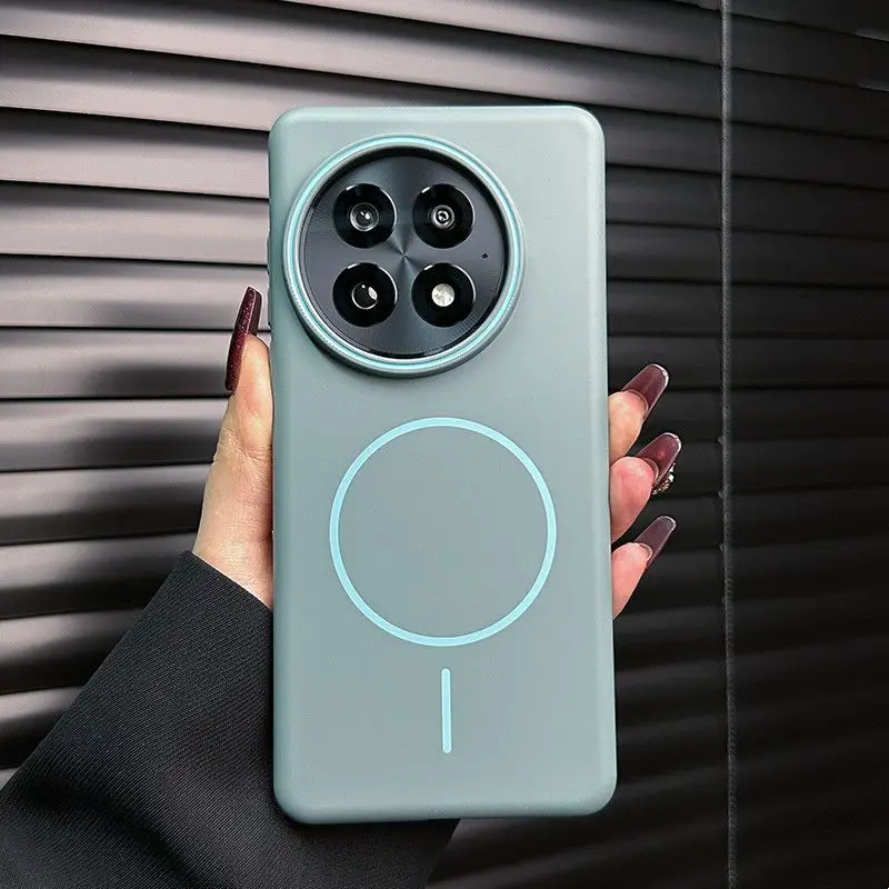 Enhanced Magnetic Wireless Charging Protective Case with Hard Back Cover