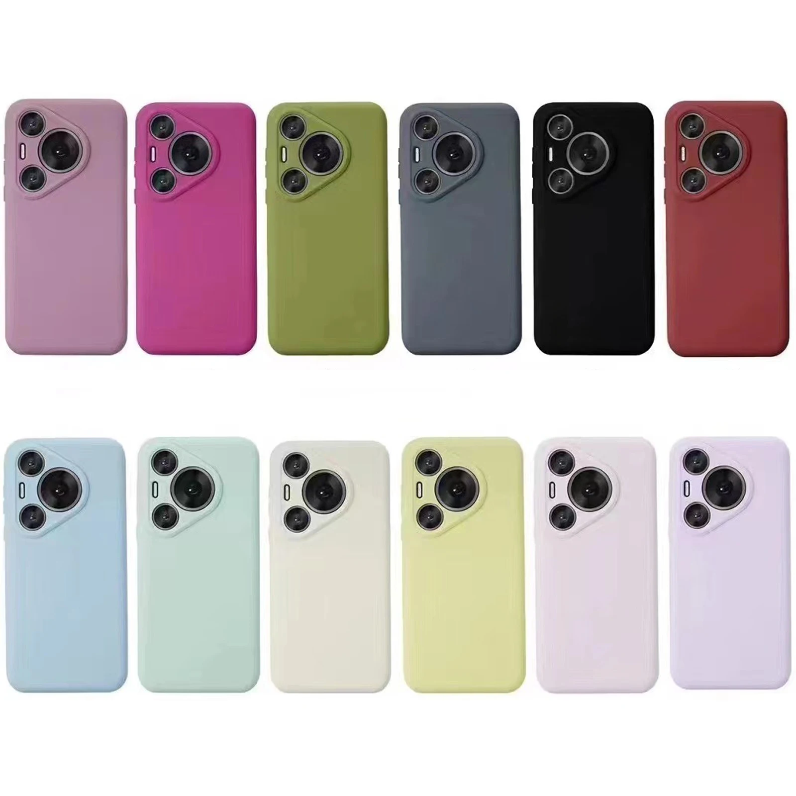 Shockproof Soft Liquid Silicone Case with Skin Fleece and Precise Cutouts