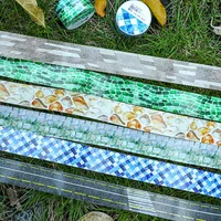 JIANWU 25mm*200cm Wandering on The Road Series Vintage Landscaping Washi Tape Creative DIY Journal Collage Stationery 1