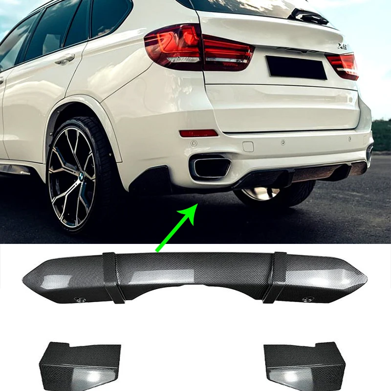 Per Bmw F15 X5 M-Tech M-Sport Abs Auto Car Splitter Posteriore Grembiule Paraurti Diffusore Body Kit 2014 -2017