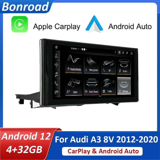 For Audi A3 8v S3 Rs3 2010+ Android Car Gps Navigation Auto Stereo  Multimedia Radio Video Player Carplay Tape Headunit 4g Sim - Car Multimedia  Player - AliExpress