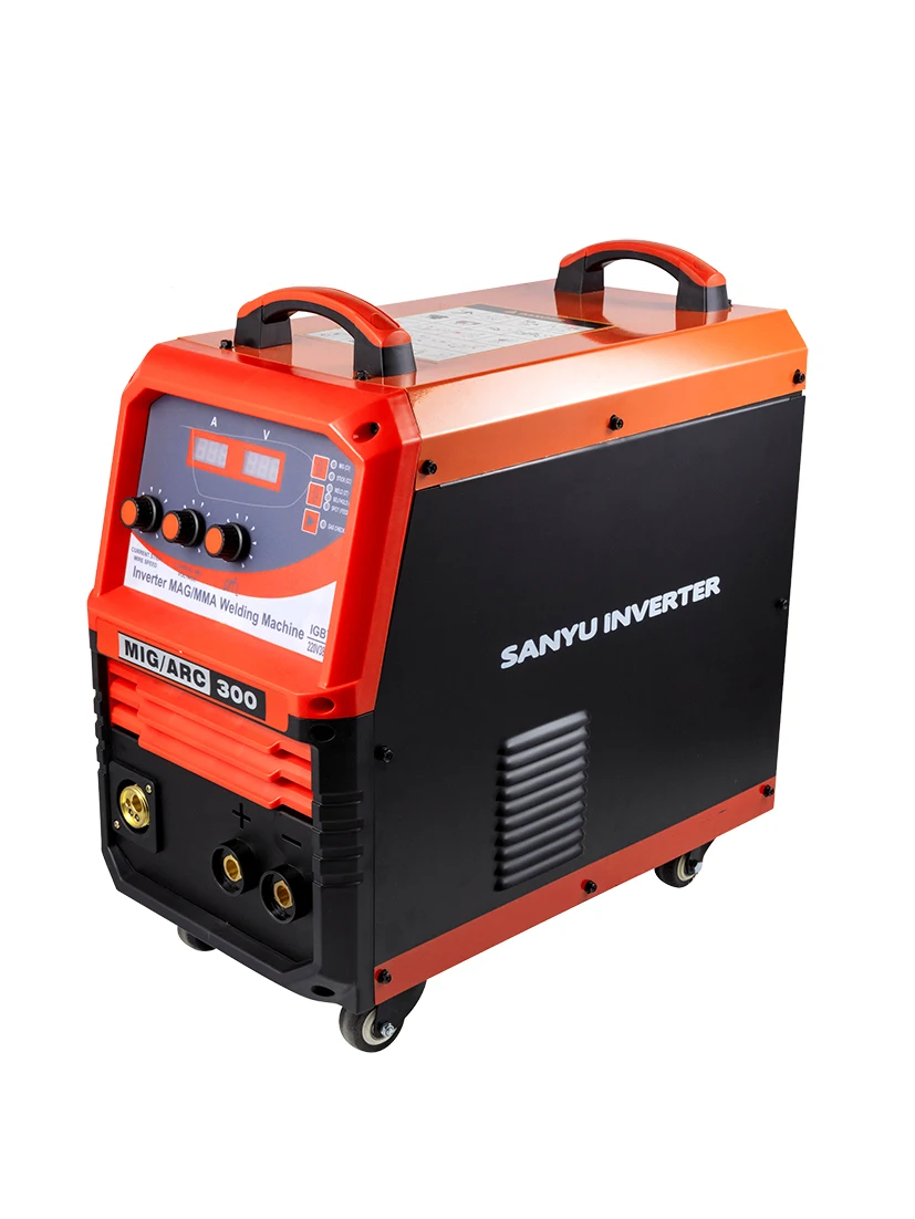 Dual voltage 220V 380V  MIG-300 welding machine MIG/ARC 50-280A mig welders 2