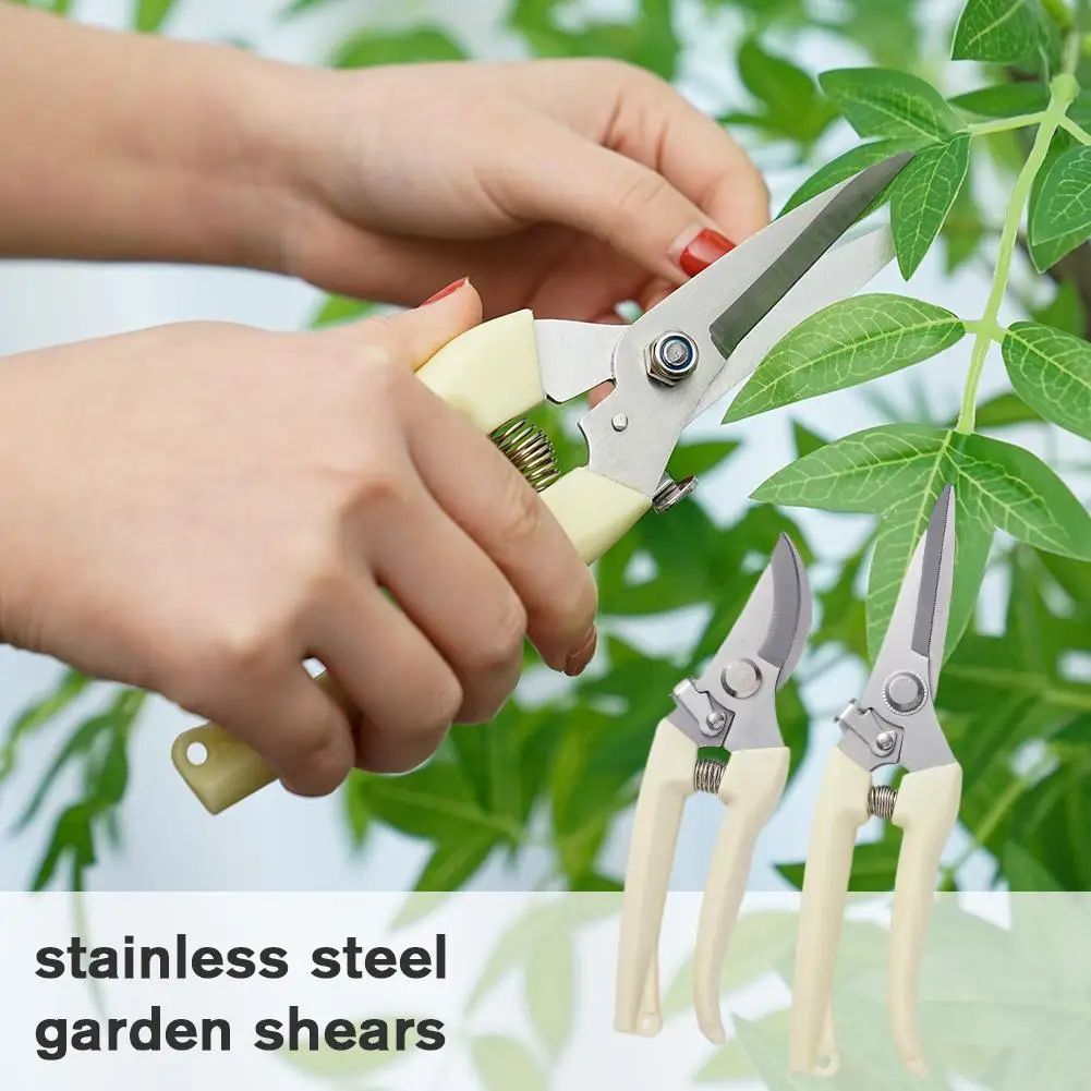 Pruning Shears Garden Tools Garden Pruner Steel Premium Hand Pruner Gardening Shear Garden Clippers With Ergonomic Garden Secateur Accessories Parts Handles Tool