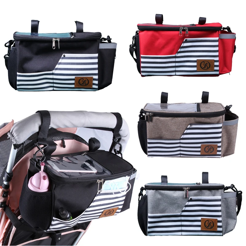 

Baby Stroller Hanging Bags Large Capacity Infant Diaper Bags Stroller Organizers Baby Accessories Mommy Travel Backpacks