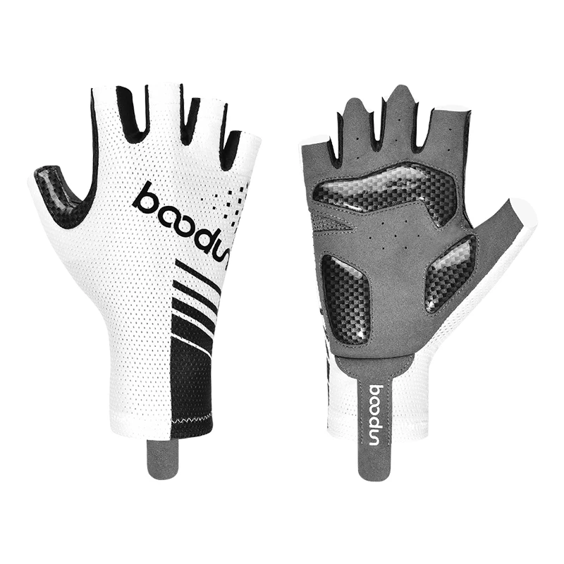2024 UAE Team Cycling Gloves Half Finger Men Women Road Bike Gloves Running Fitness Gym Riding Bicycle Gloves 2101249 6