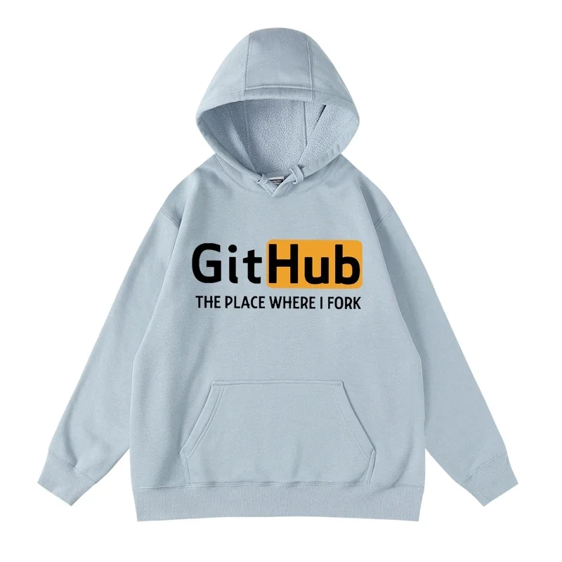 Programmer hoodie Github women's casual hoodie couple top loose hooded round neck hoodie 2024 new trend hoodie women clothing