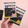 1 Book+1 Pen Dazzling DIY Scratching Painting Creative Graffiti Art Fun Scratching Paper Color Notebook 2