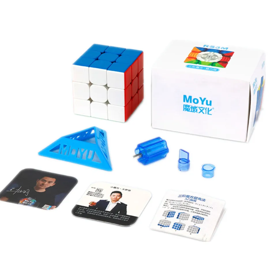 

[Picube] MoYu RS3M UV 2020 Magnetic 3x3x3 Speed Magic Cube RS3M 2020 Puzzle Cube Magnet 3x3 Moyu Rs3M Magnetic 3x3x3 Magico Cubo