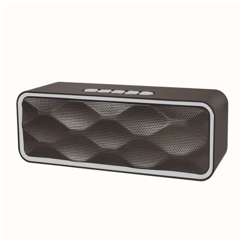 

Original SC211 Wireless Bluetooth Speaker Portable Handsfree Stereo Speaker Support FM Radio and TF Card Slot