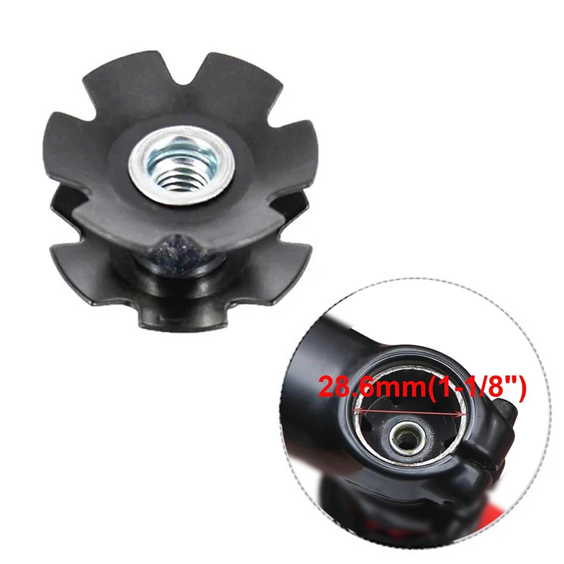 Bicycle Headset Bike Stem Cap Bicycle Head Cap 1~10pcs Bike Headset Stem Top Cap Bowl Cover with Screw Blot Headset Star Nut Bicycle Fork Parts for 1-1/8inch 28.6mm Head Tube