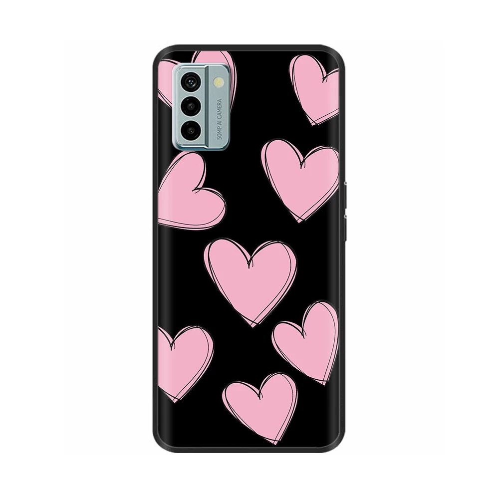 Nokia G22 Cool Silicone TPU Protective Shell - Painted Soft Back Cover with Black Bumper