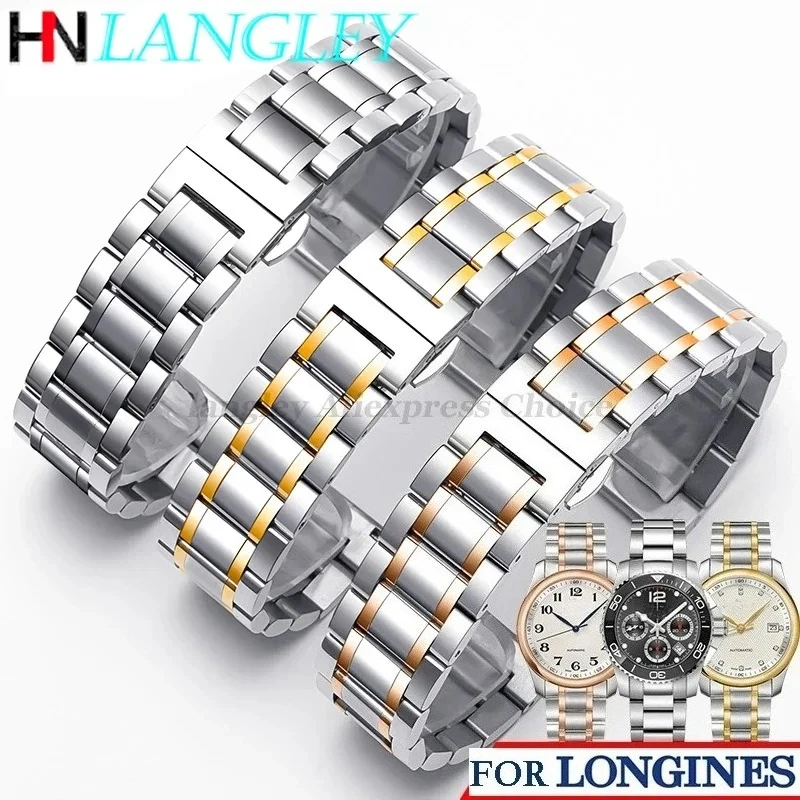 Premium Stainless Steel Watch Band Bracelet - Master Crescent Series (12mm to 24mm)