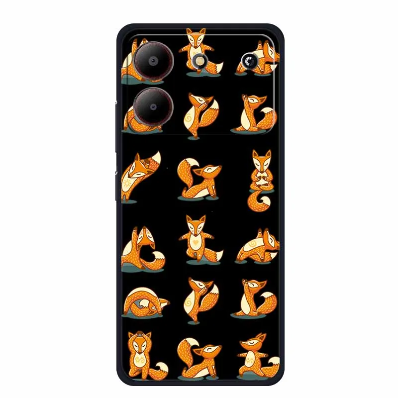Cute Cartoon Cat Black Silicone Soft Phone Case - Stylish Protective Back Cover