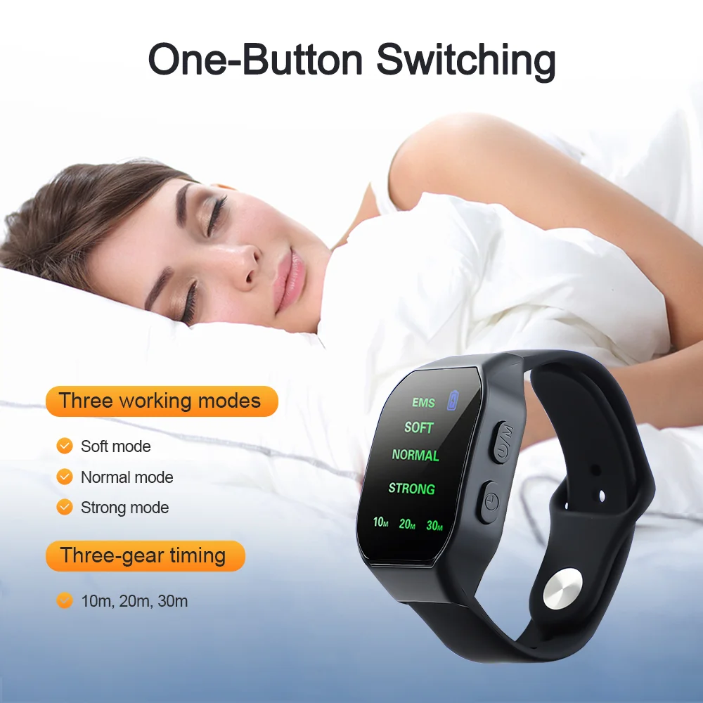 Sleep Aid Watch Ems Fast Sleep Rest Insomnia Artefatto Cinturino Da Polso Orologio Anti-Ansia Insonnia Dispositivo Sonico