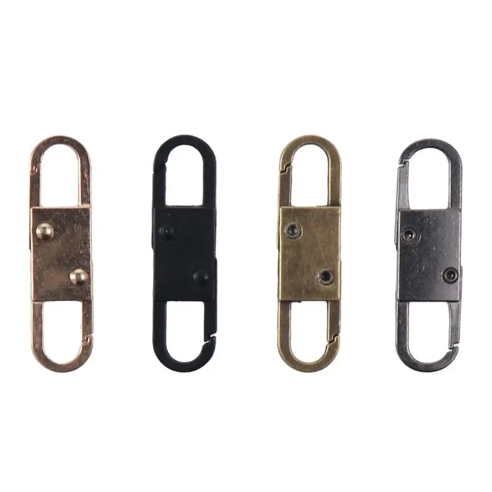 탈착식 지퍼 풀러 클립, 더블 오프닝 금속 지퍼 클립, 바지 수리 지퍼 탭, 40*11mm, 4.7 g/pcs
