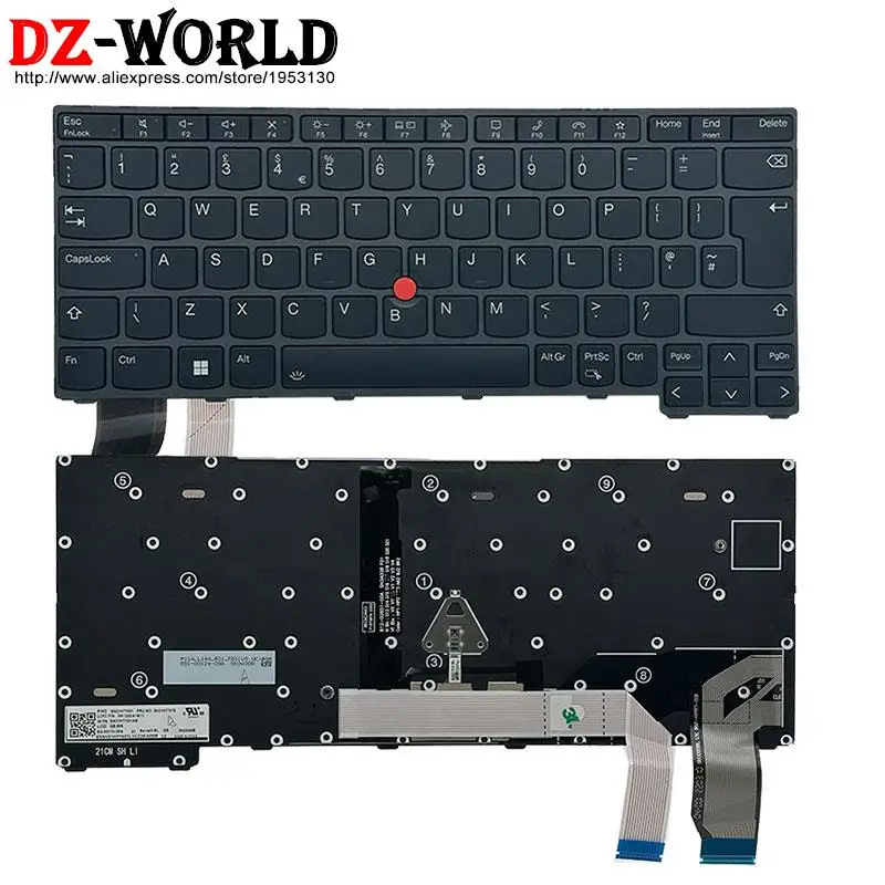 Eua uk Inglês jp Teclado Japonês para Lenovo Thinkpad X13 Gen2 Gen3 L13 Yoga Gen4 5n21h77079 5n21h76996 5n21a21845 5n21a21808 - Imagem 3