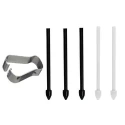 Premium Stylus Refill Tool Set with Replacement Nibs (Black - grey)