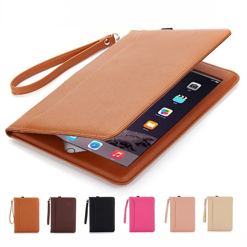 

Smart Case for iPad 9th 8th 7th Gen PU Leather Stand Cover for ipad 10.2 Inch A2603 A2604 A2428 Protective Case With Hand Rope