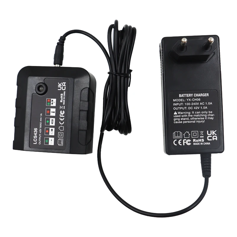 36v 40v Max Battery Charger With 2usb Replacement For Black +