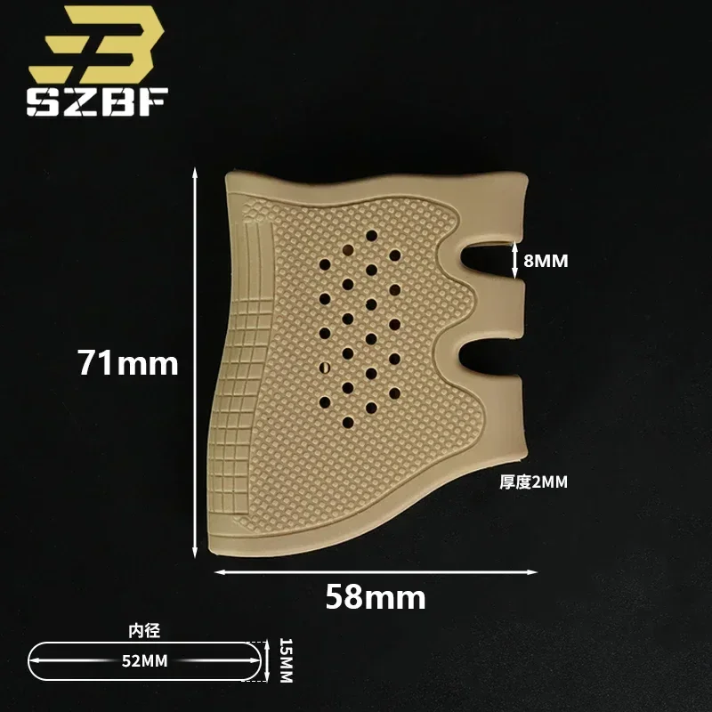Tactical Rubber Grip Cover Handle Glove Fit AR15 HK416 G17 G18 G19 Weapon Anti Slip Protect Cover Airsoft Hunting Accessories gun accessories rubber grip sleeve rubber grips