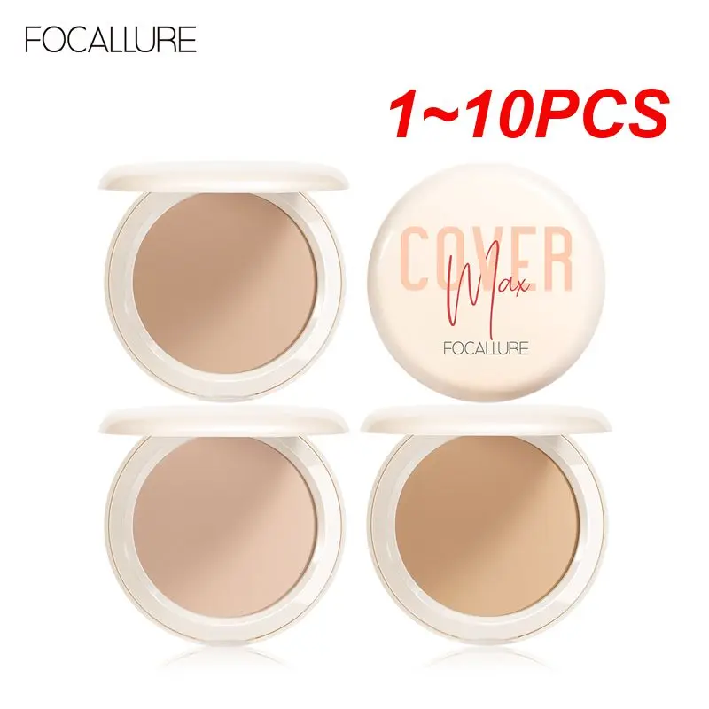 

1~10PCS Matte Concealer Oil Control Waterproof And Long-lasting Wet And Compact Makeup Foundation Facial Powder Cream